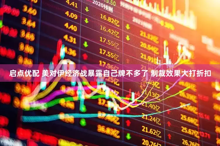 启点优配 美对伊经济战暴露自己牌不多了 制裁效果大打折扣